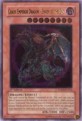 Chaos Emperor Dragon - Envoy of the End [DPKB-EN016] Ultimate Rare - Josh's Cards