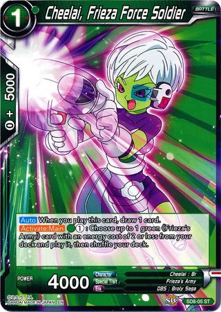 Cheelai, Frieza Force Soldier (Starter Deck - Rising Broly) (SD8-05) [Destroyer Kings] Parallel Foil