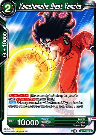 Kamehameha Blast Yamcha (BT7-062) [Assault of the Saiyans] Parallel Foil