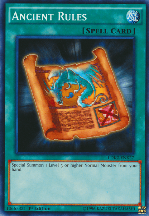 Ancient Rules [LDK2-ENK27] Common - Josh's Cards