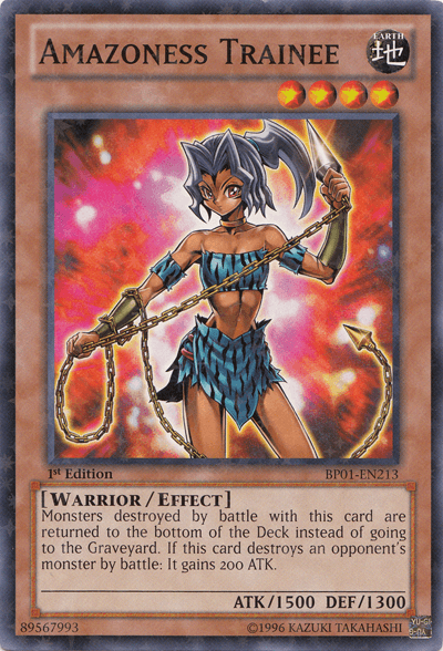 Amazoness Trainee [BP01-EN213] Starfoil Rare - Josh's Cards