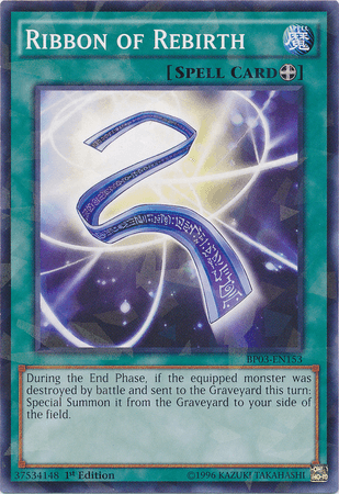Ribbon of Rebirth [BP03-EN153] Shatterfoil Rare - Josh's Cards