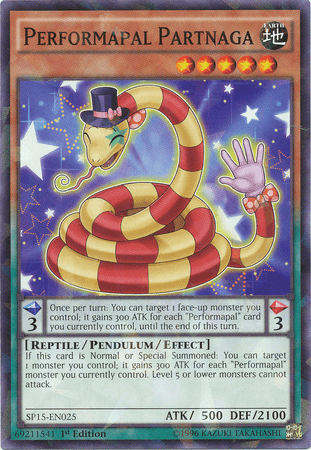 Performapal Partnaga [SP15-EN025] Shatterfoil Rare - Josh's Cards