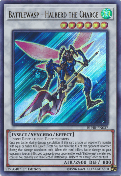 Battlewasp - Halberd the Charge [BLHR-EN037] Ultra Rare - Josh's Cards