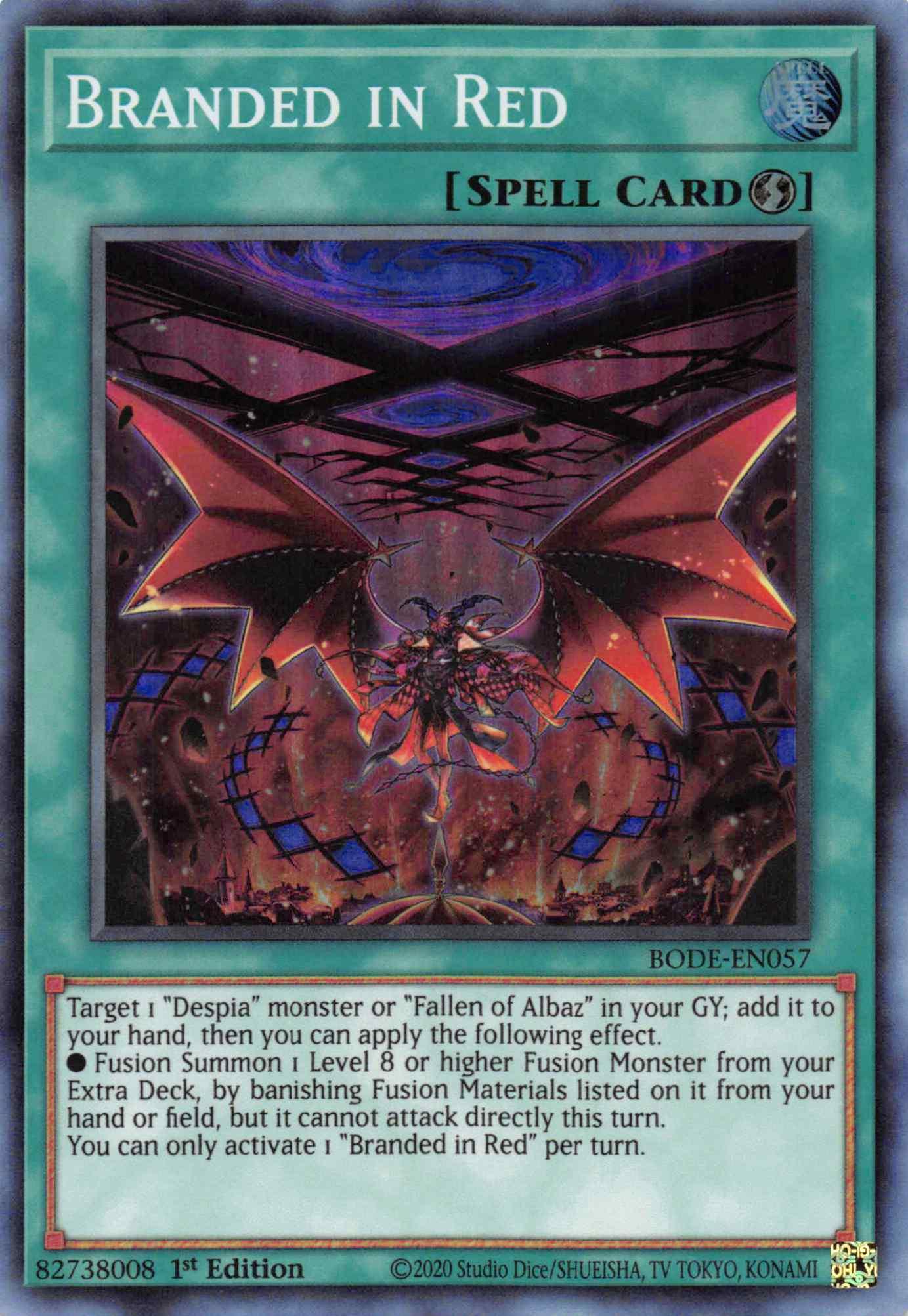 Branded in Red [BODE-EN057] Super Rare - Josh's Cards