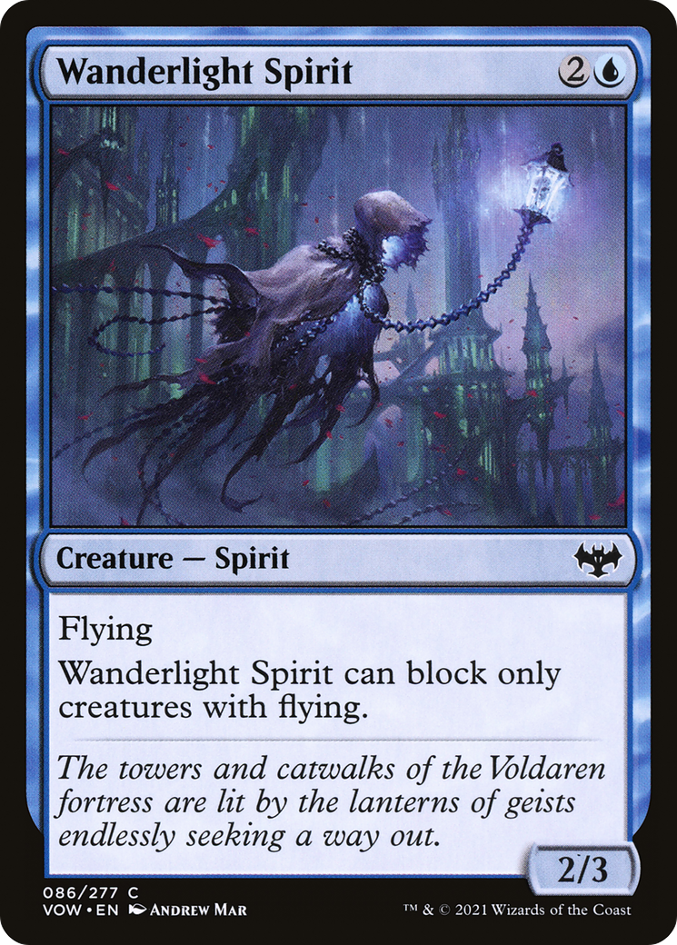 Wanderlight Spirit (VOW-086) - Innistrad: Crimson Vow Foil