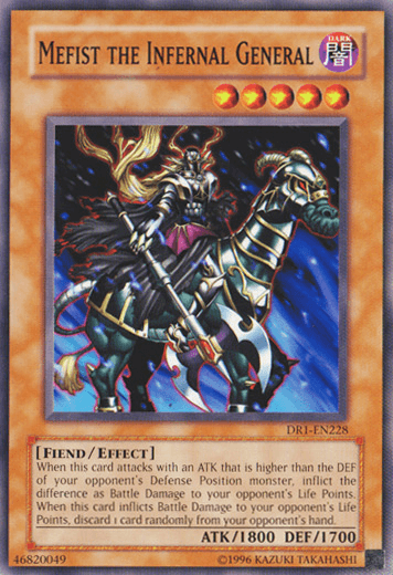Mefist the Infernal General [DR1-EN228] Common - Josh's Cards