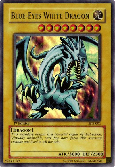 Blue-Eyes White Dragon [SKE-001] Super Rare - Josh's Cards
