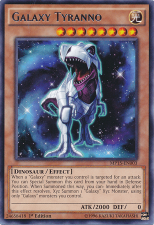 Galaxy Tyranno [MP15-EN003] Rare - Josh's Cards