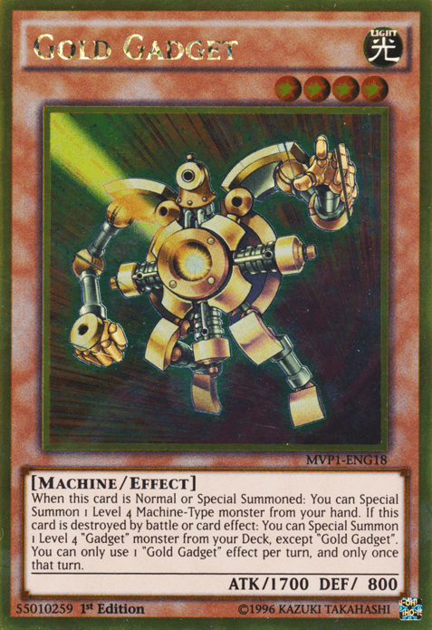 Gold Gadget [MVP1-ENG18] Gold Rare - Josh's Cards
