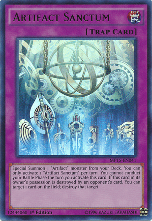 Artifact Sanctum [MP15-EN041] Ultra Rare - Josh's Cards