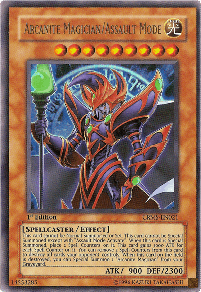 Arcanite Magician/Assault Mode [CRMS-EN021] Ultra Rare - Josh's Cards