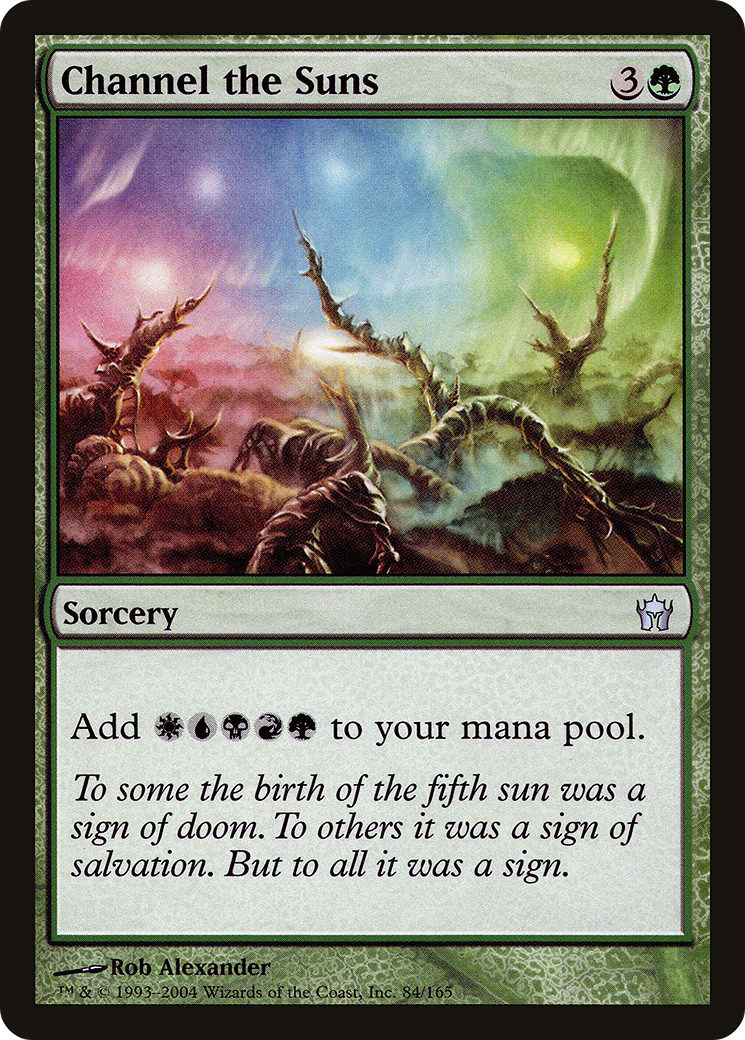 Channel the Suns (5DN-084) - Fifth Dawn Foil