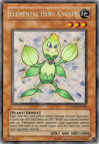 Elemental Hero Knospe [PP02-EN005] Secret Rare - Josh's Cards