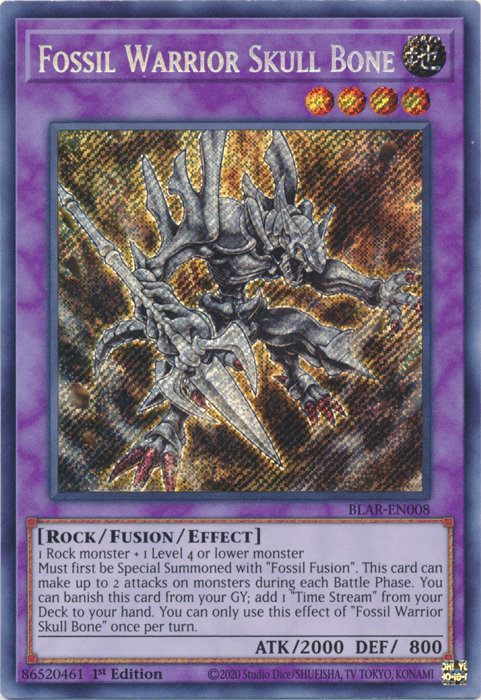 Fossil Warrior Skull Bone [BLAR-EN008] Secret Rare - Josh's Cards