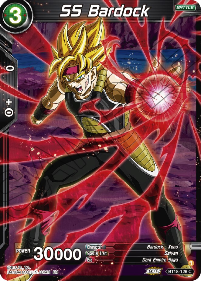 SS Bardock (BT18-126) [Dawn of the Z-Legends] Parallel Foil