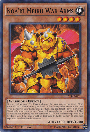 Koa'ki Meiru War Arms [BP03-EN061] Common - Josh's Cards