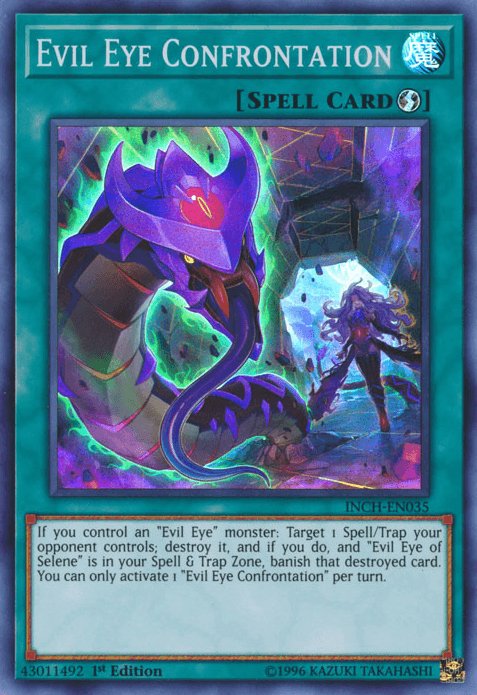 Evil Eye Confrontation [INCH-EN035] Super Rare - Josh's Cards