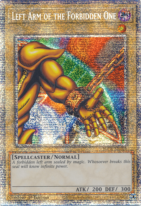 Left Arm of the Forbidden One [BLCR-EN105] Starlight Rare - Josh's Cards