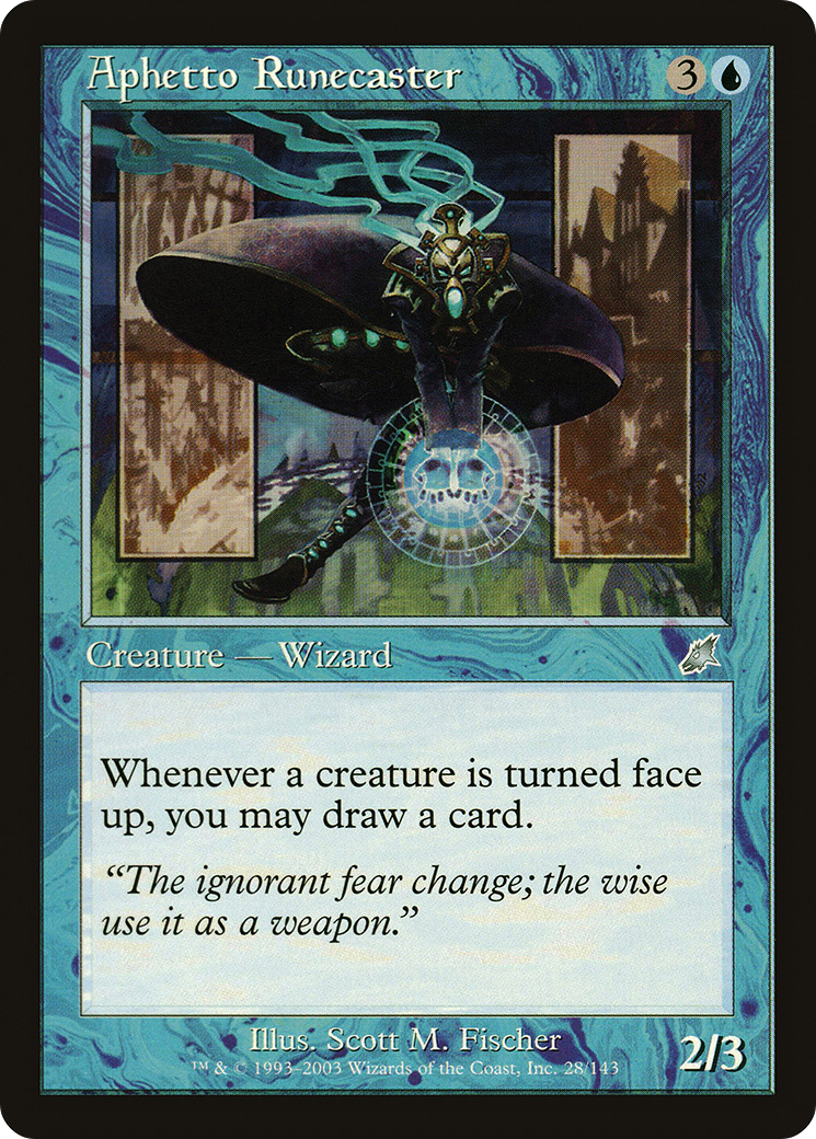 Aphetto Runecaster (SCG-028) - Scourge