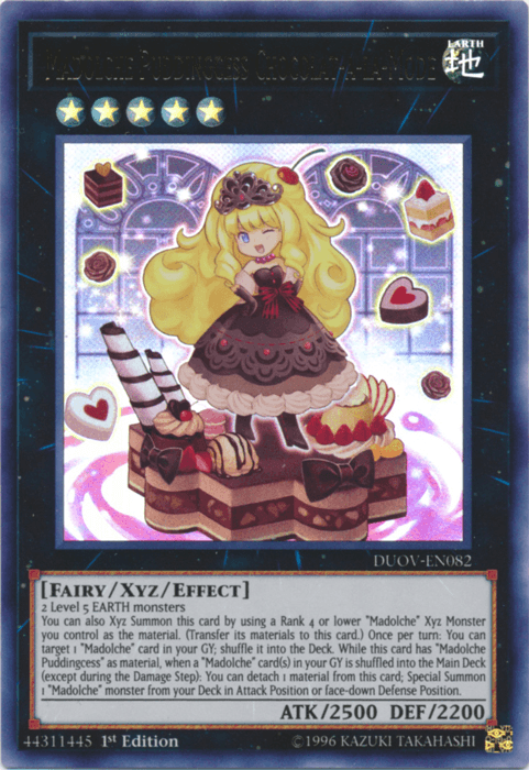 Madolche Puddingcess Chocolat-a-la-Mode [DUOV-EN082] Ultra Rare - Josh's Cards