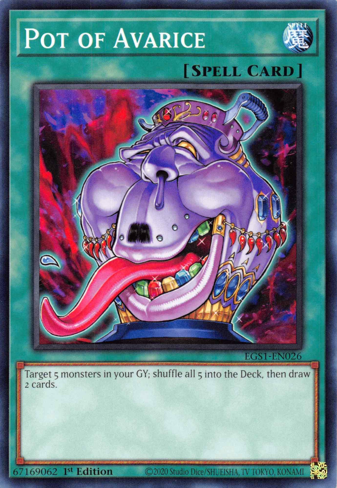 Pot of Avarice [EGS1-EN026] Common - Josh's Cards