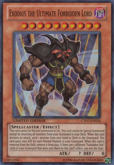 Exodius the Ultimate Forbidden Lord [CT07-EN024] Super Rare - Josh's Cards