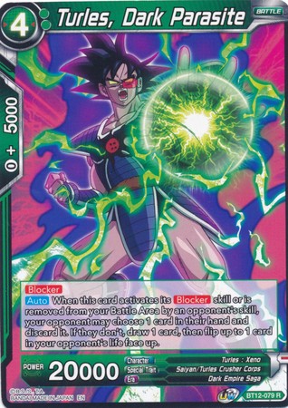 Turles, Dark Parasite (BT12-079) [Vicious Rejuvenation] Parallel Foil