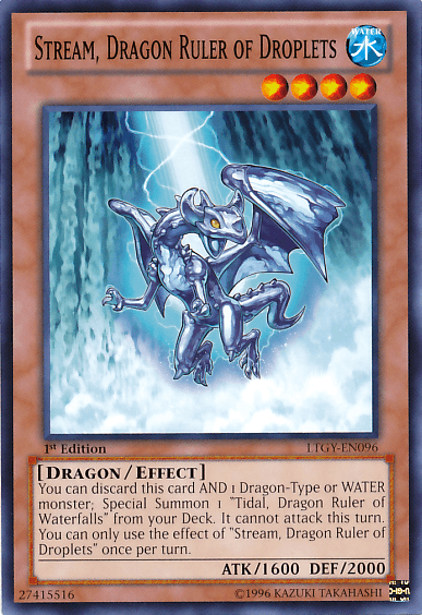 Stream, Dragon Ruler of Droplets [LTGY-EN096] Common - Josh's Cards