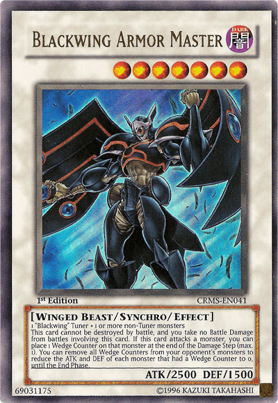 Blackwing Armor Master [CRMS-EN041] Ultra Rare - Josh's Cards