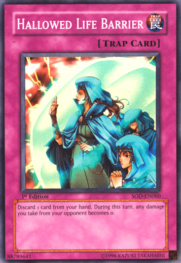 Hallowed Life Barrier [SOD-EN060] Super Rare - Josh's Cards