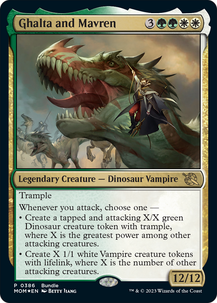 Ghalta and Mavren (UMP-386) - March of the Machine Foil