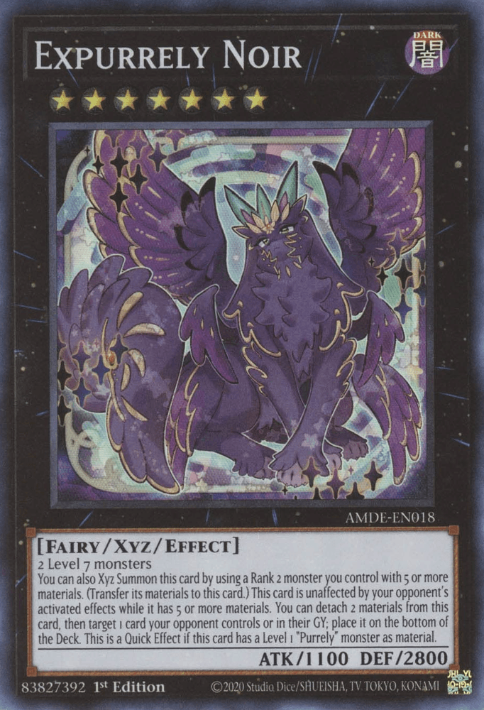 Expurrely Noir [AMDE-EN018] Super Rare - Josh's Cards