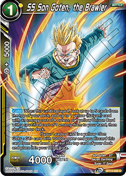 SS Son Goten, the Brawler (BT14-099) [Cross Spirits] Parallel Foil