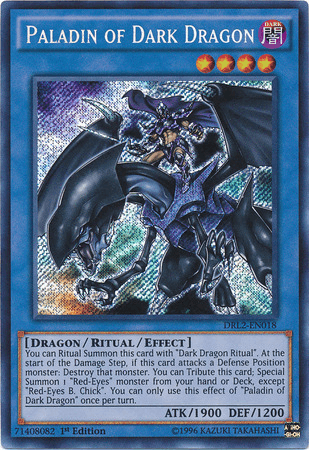 Paladin of Dark Dragon [DRL2-EN018] Secret Rare - Josh's Cards