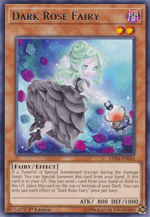 Dark Rose Fairy [LED4-EN024] Rare - Josh's Cards