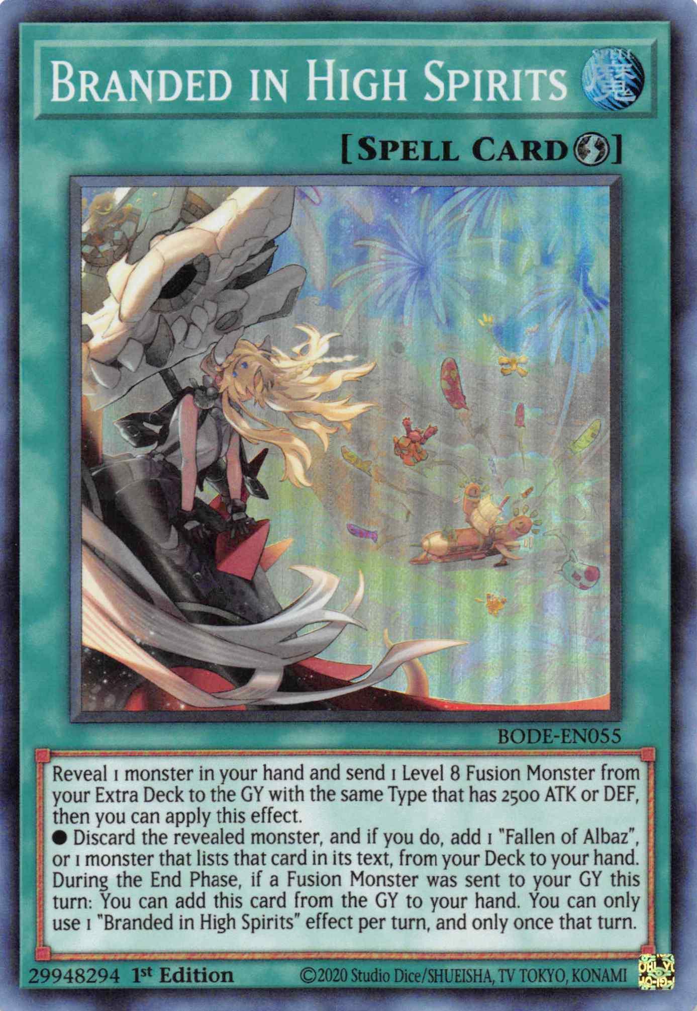 Branded in High Spirits [BODE-EN055] Super Rare - Josh's Cards