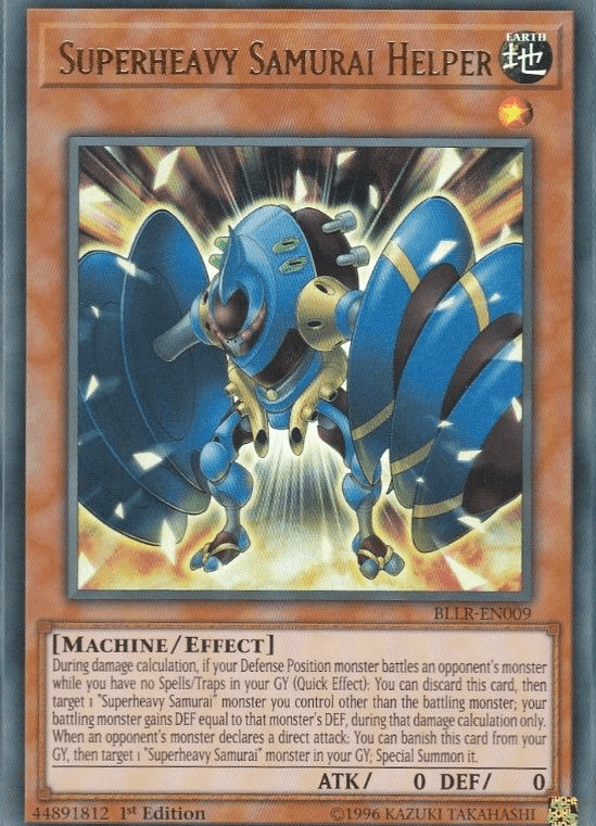 Superheavy Samurai Helper [BLLR-EN009] Ultra Rare - Josh's Cards