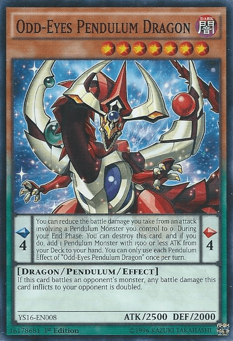 Odd-Eyes Pendulum Dragon [YS16-EN008] Common - Josh's Cards