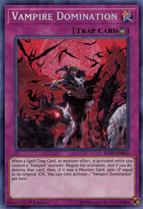 Vampire Domination [DASA-EN011] Secret Rare - Josh's Cards