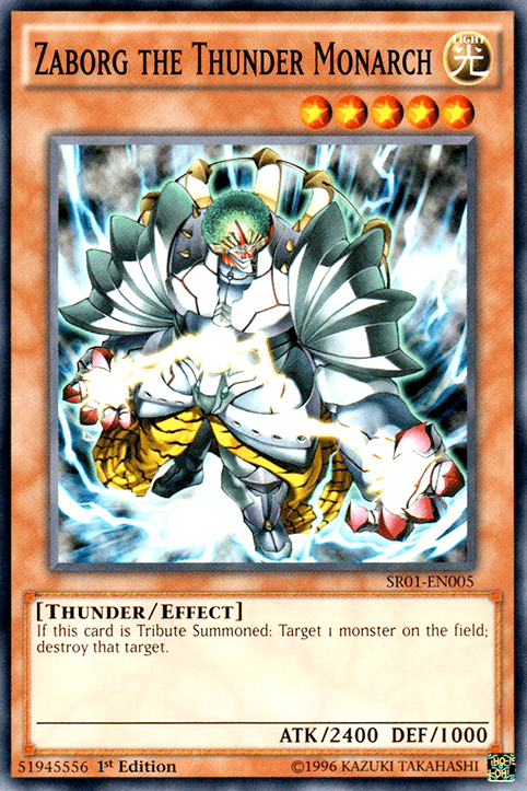 Zaborg the Thunder Monarch [SR01-EN005] Common - Josh's Cards