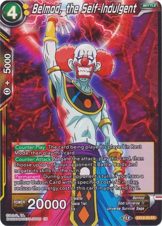 Belmod, the Self-Indulgent (EX12-03) [Universe 11 Unison] Parallel Foil
