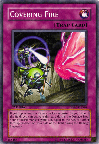 Covering Fire [SD10-EN036] Common - Josh's Cards