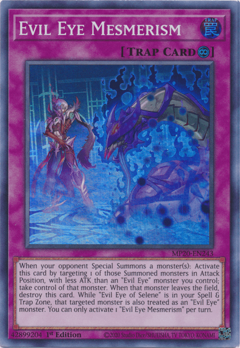 Evil Eye Mesmerism [MP20-EN243] Super Rare - Josh's Cards