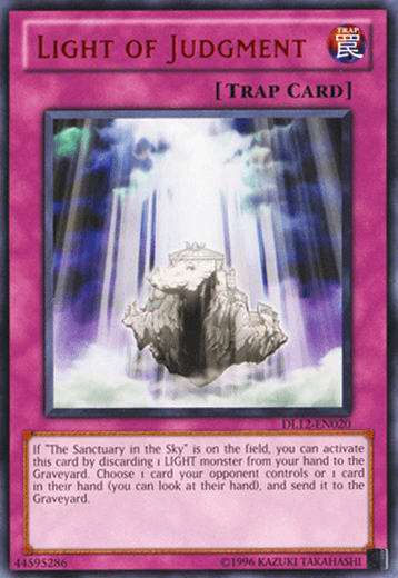 Light of Judgment (Red) [DL12-EN020] Rare - Josh's Cards