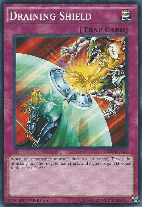 Draining Shield [YS16-EN036] Common - Josh's Cards