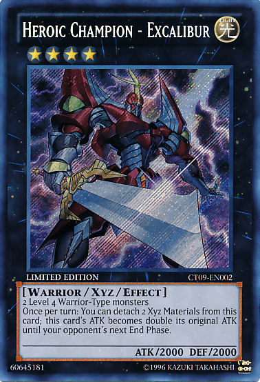 Heroic Champion - Excalibur [CT09-EN002] Secret Rare - Josh's Cards