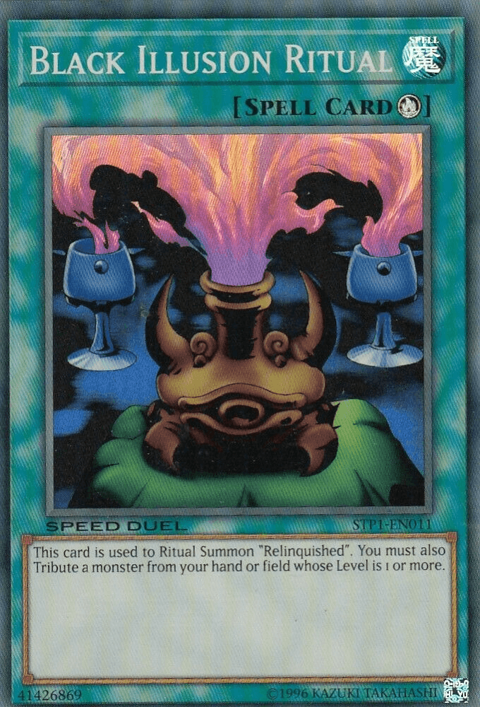 Black Illusion Ritual [STP1-EN011] Super Rare - Josh's Cards