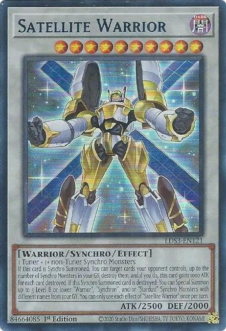 Satellite Warrior (Blue) [LDS3-EN121] Ultra Rare - Josh's Cards