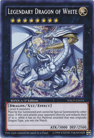 Legendary Dragon of White [WSUP-EN051] Secret Rare - Josh's Cards